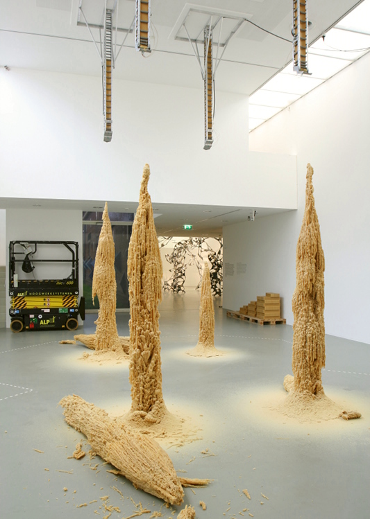 wax stalagmites